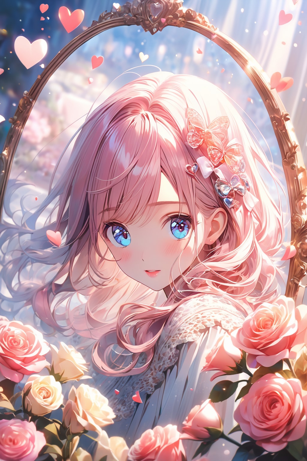 恋咲く乙女は甘色の薔薇のように