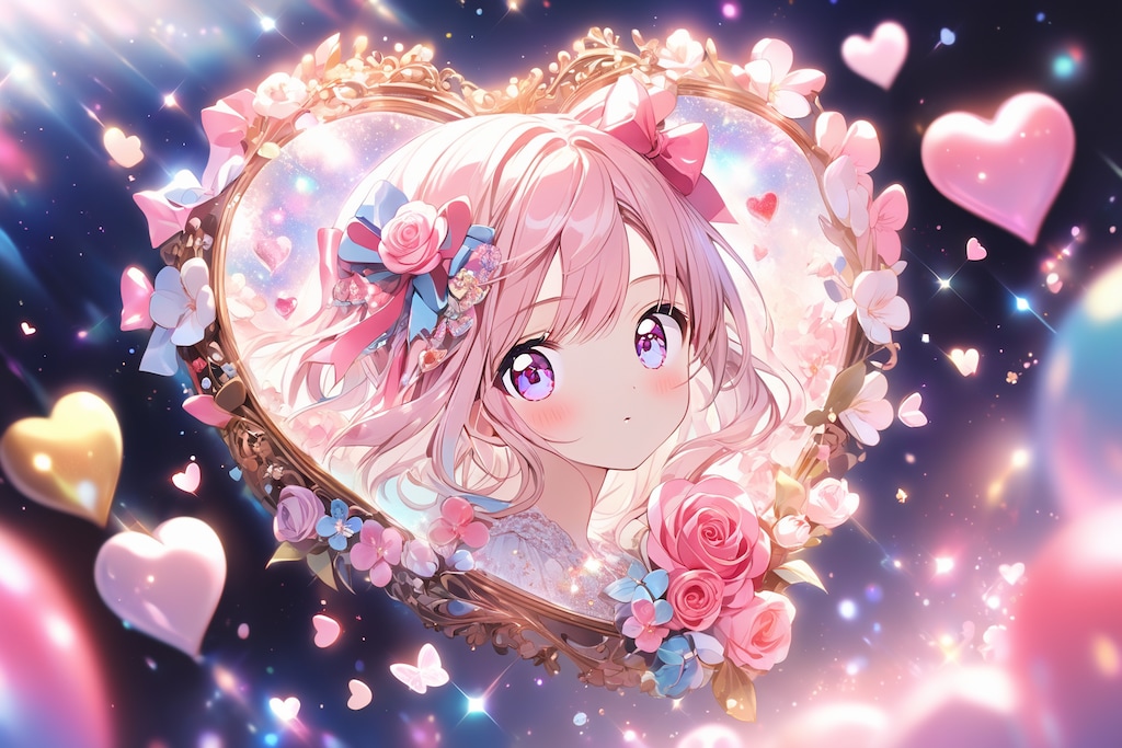 恋咲く乙女は甘色の薔薇のように