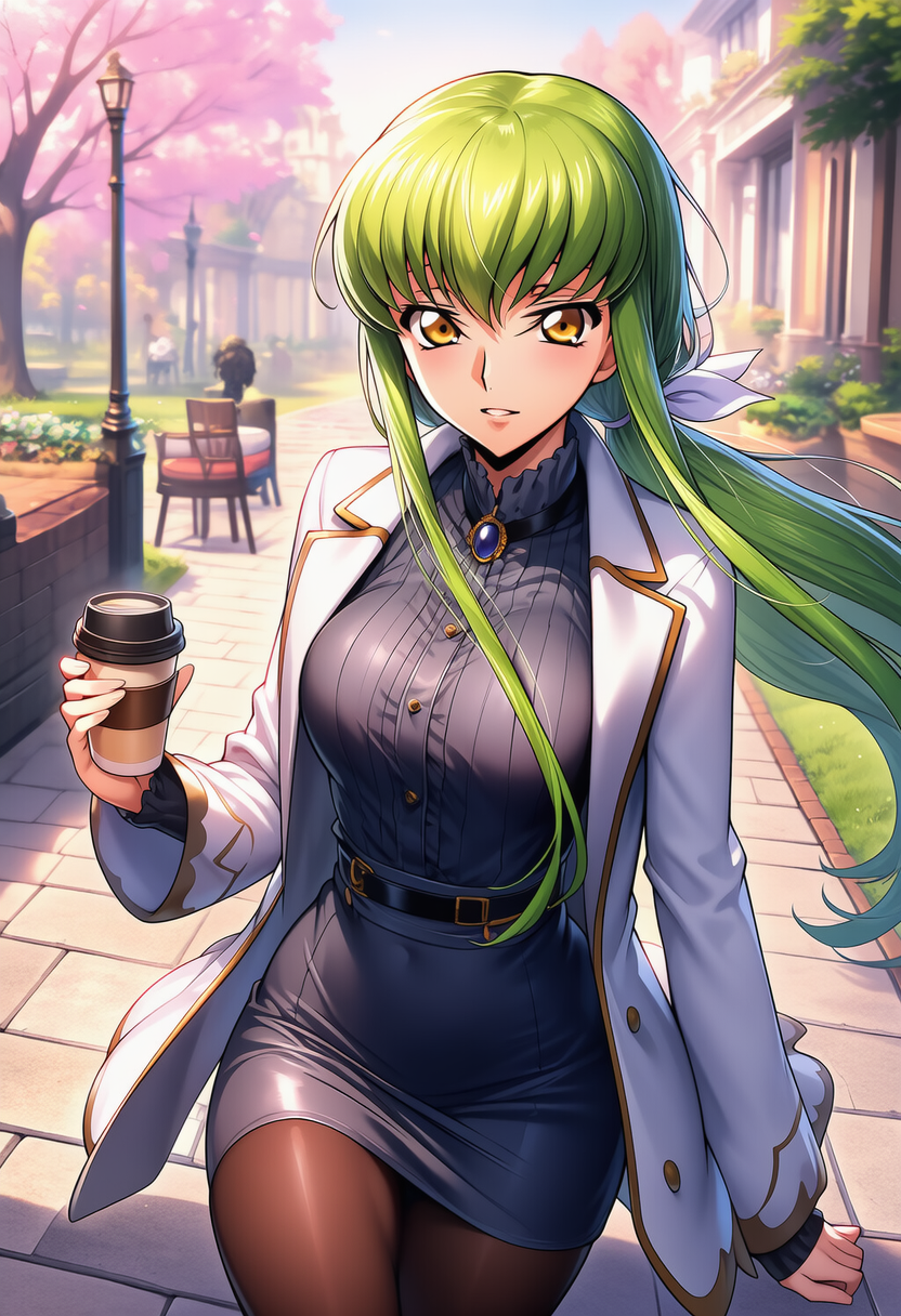 石畳の余温 ― Café Turning | の人気AIイラスト・グラビア
