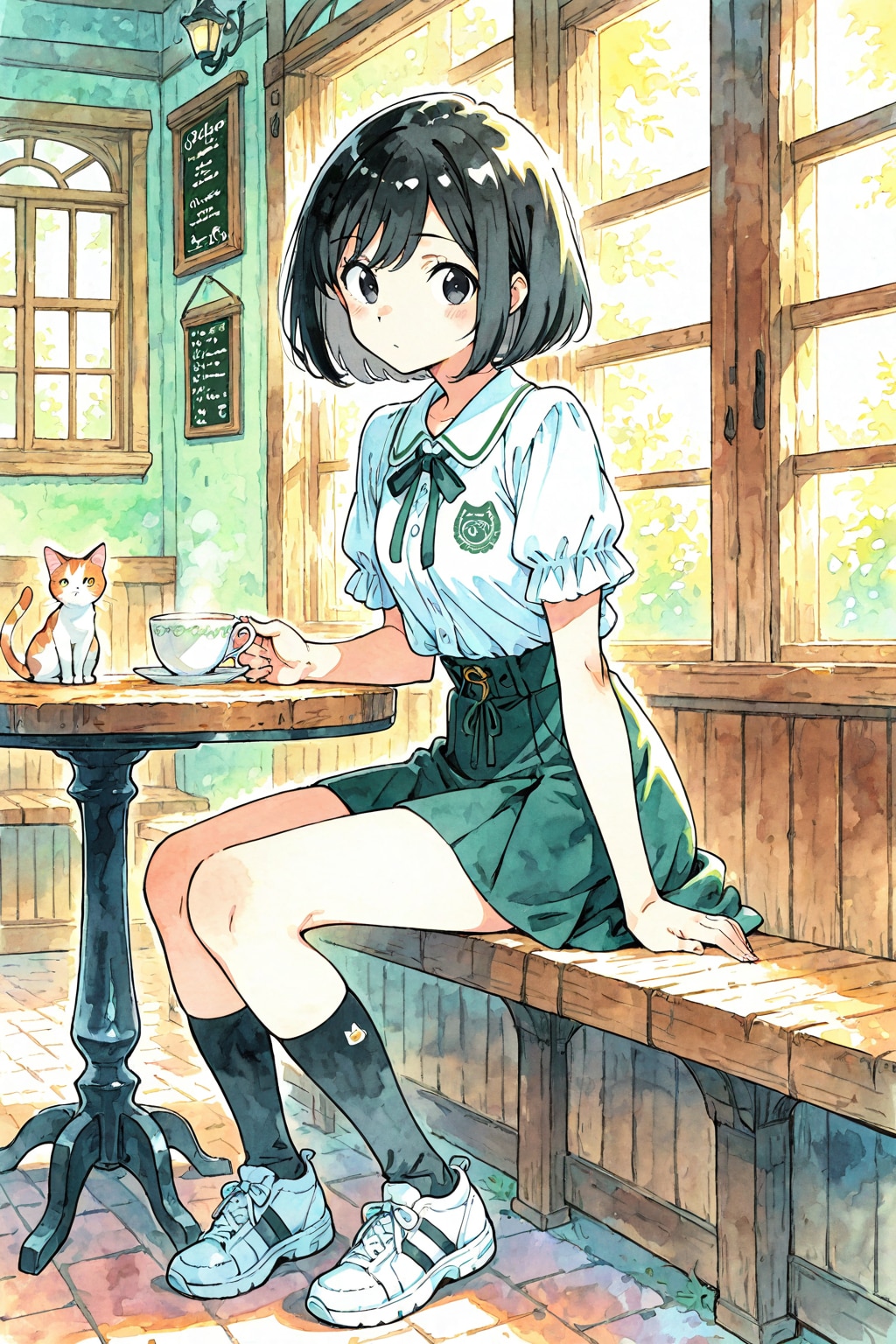 カフェのひと時2