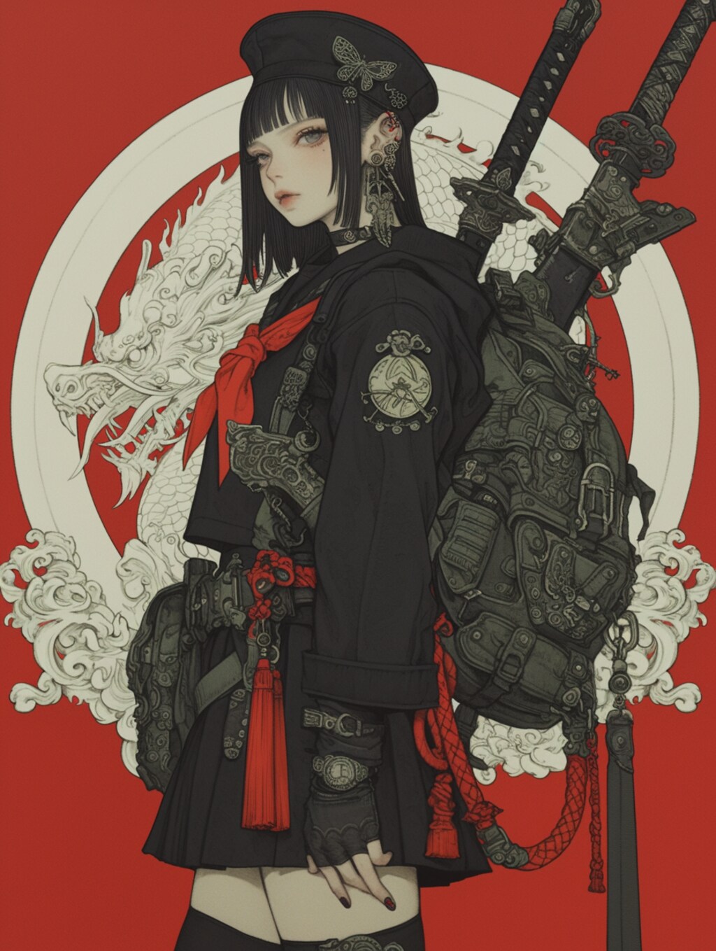 japanese steampunk girl