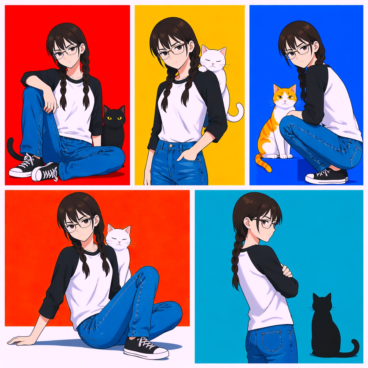 ひとみとねこ | の人気AIイラスト・グラビア