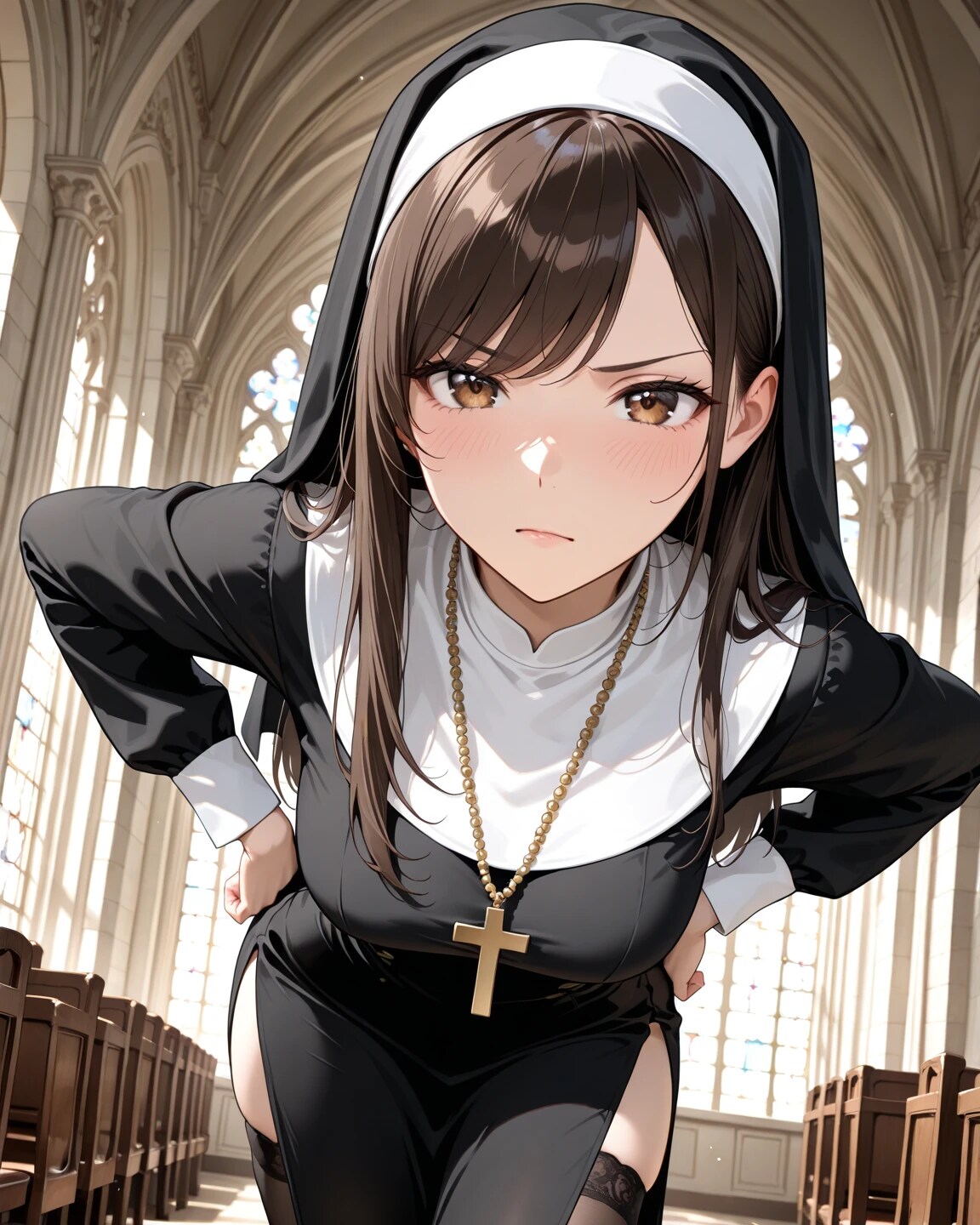 バイトちゃん。修道服