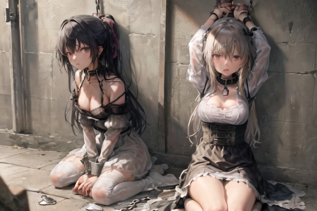 捕虜になった少女達