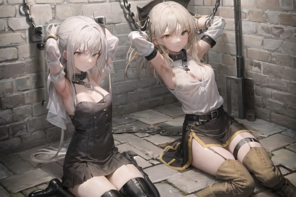 捕虜になった少女達