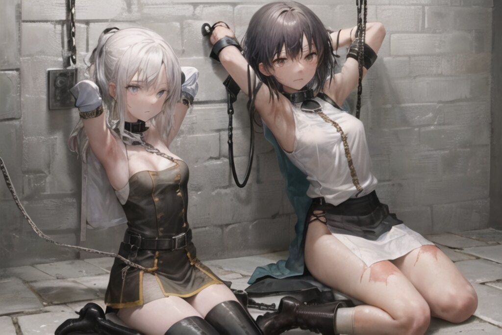 捕虜になった少女達