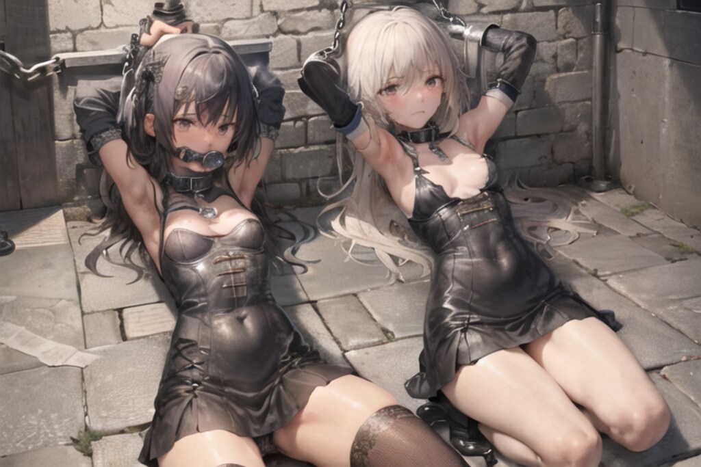 捕虜になった少女達