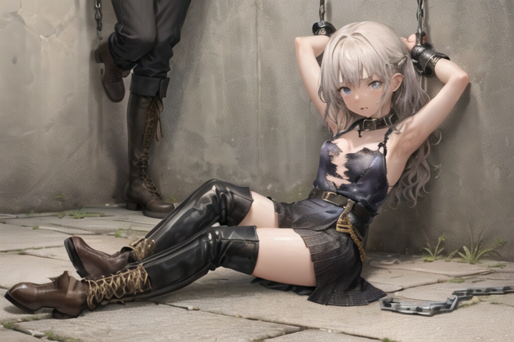 捕虜になった少女達