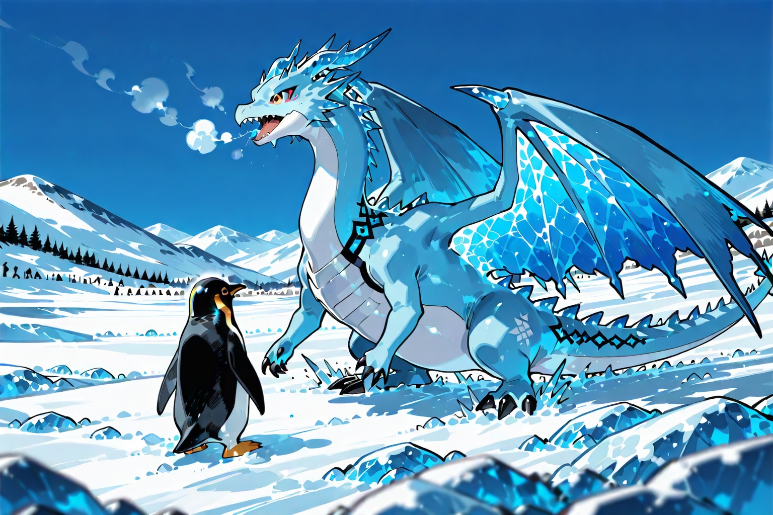 ドラゴン眺める鳥？ | の人気AIイラスト・グラビア