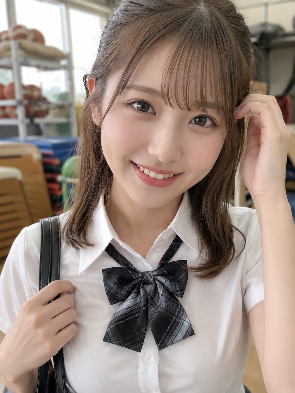 体育倉庫のポートレート