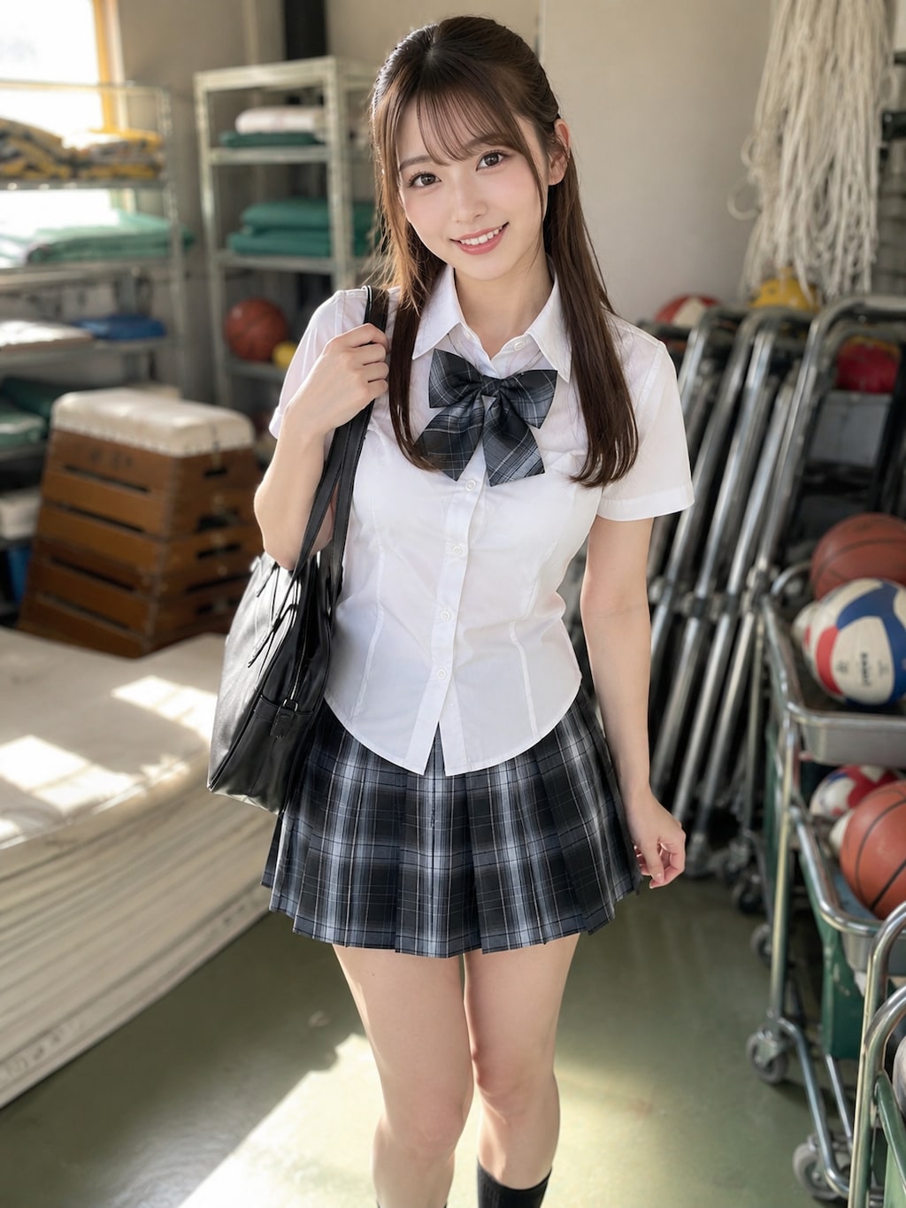 体育倉庫のポートレート