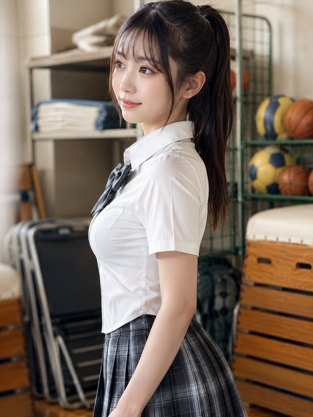 体育倉庫のポートレート