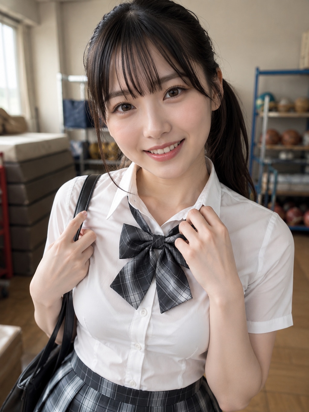 体育倉庫のポートレート