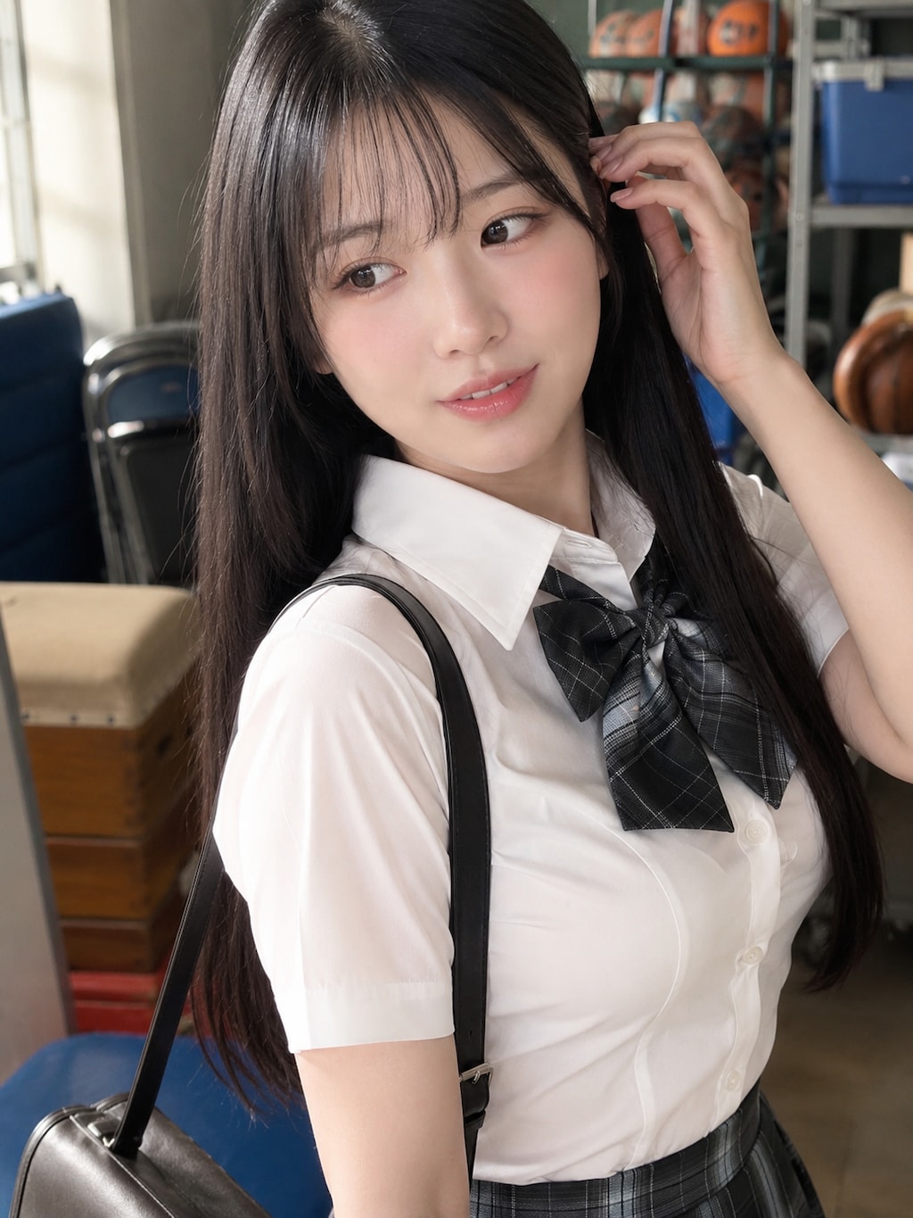 体育倉庫のポートレート