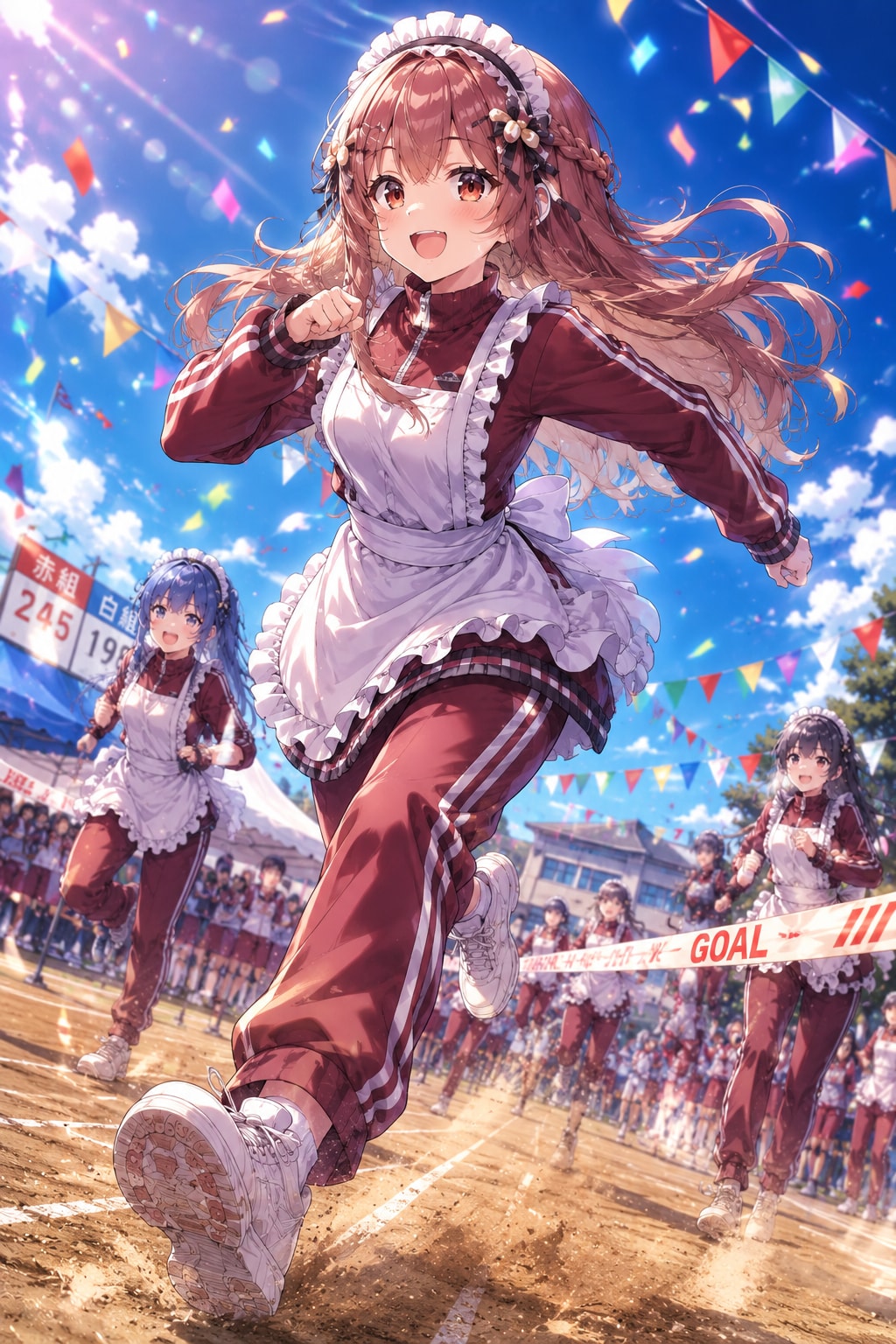 ゴールまで、全力でご奉仕しますっ！♡