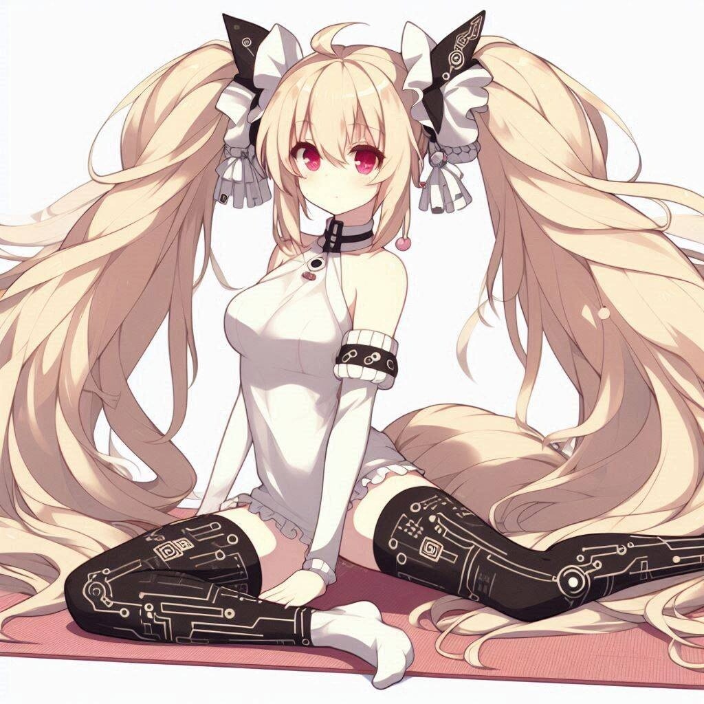 凄い服とリボンの絵だよね、こんな恰好でどうストレッチを出来るんだよぉ・・・