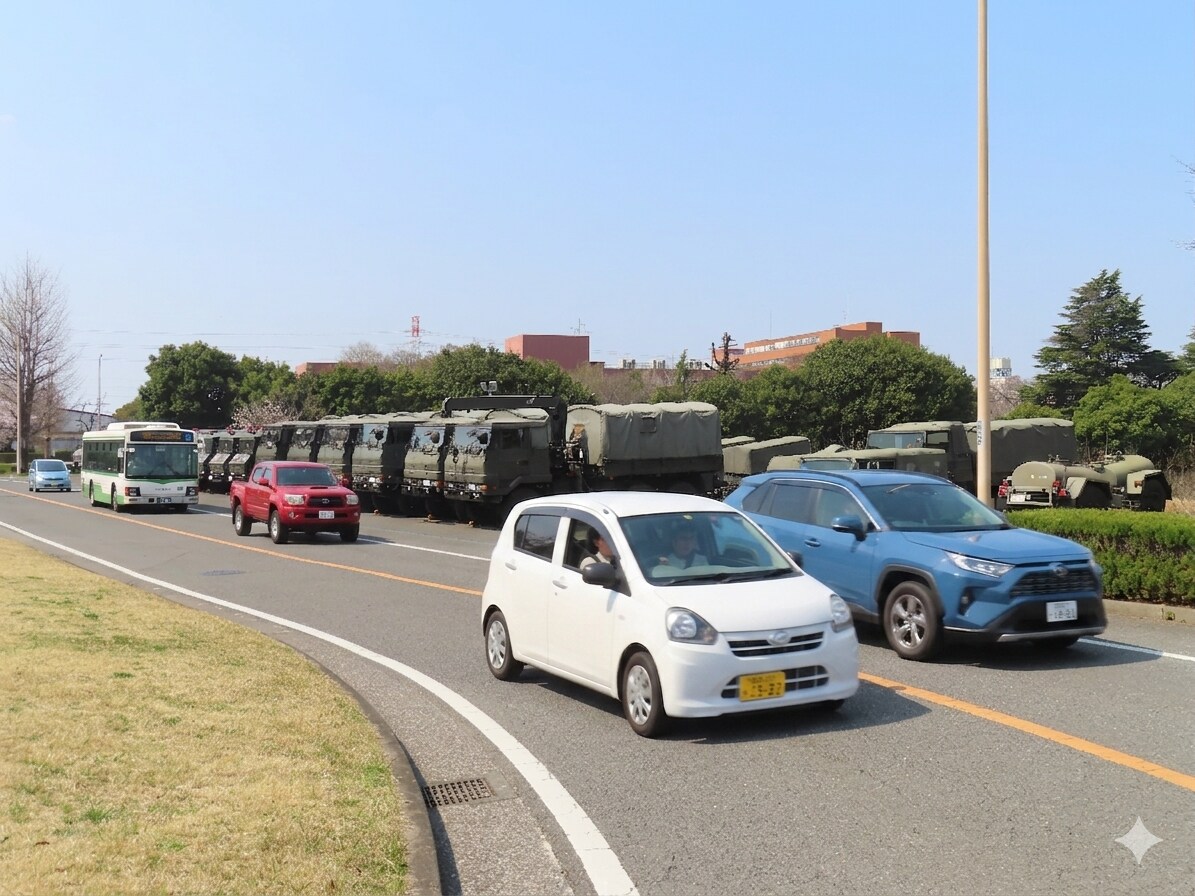 道路を行く自動車 | の人気AIイラスト・グラビア
