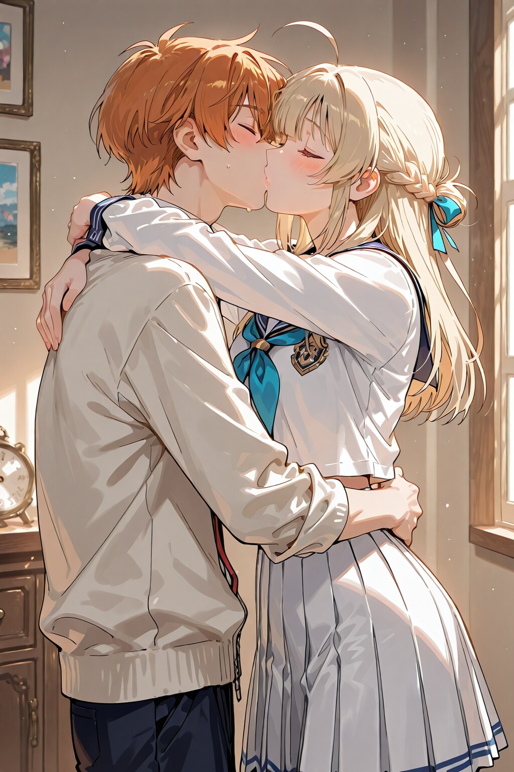 百合キス