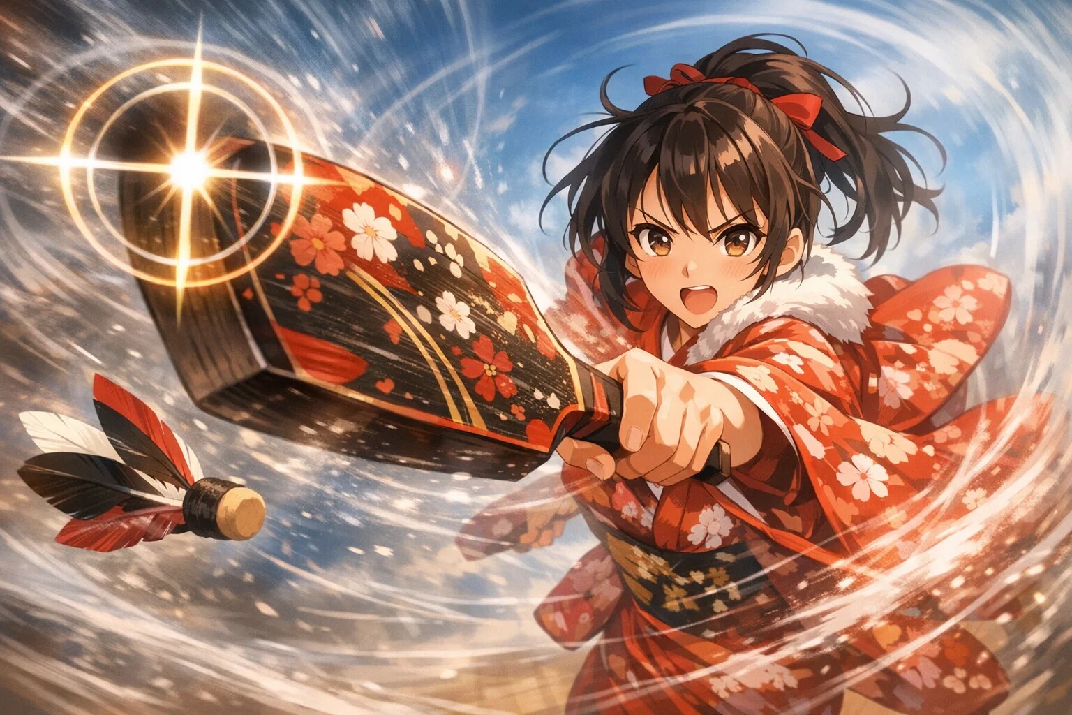 羽根つき | の人気AIイラスト・グラビア