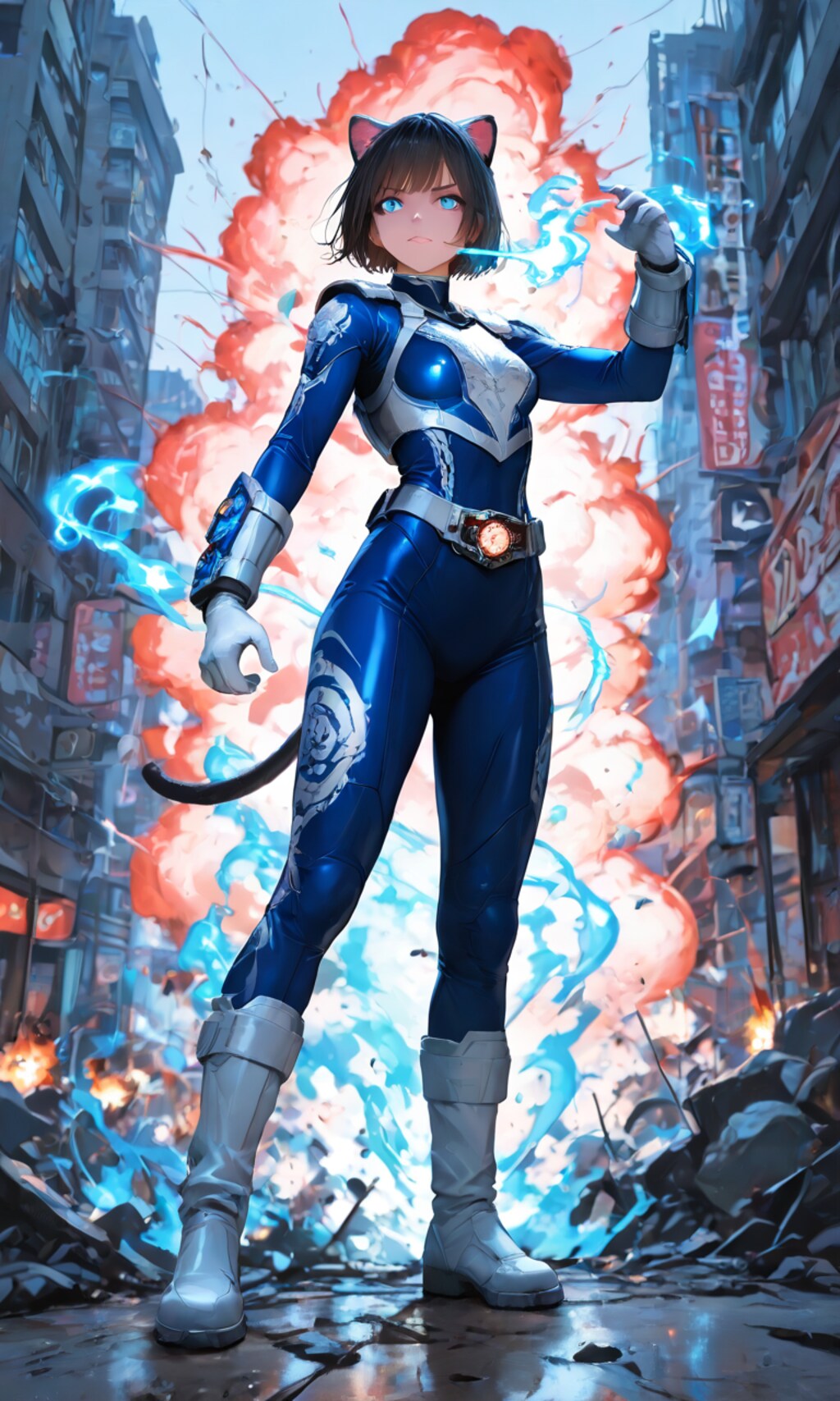 ネコミミブルー