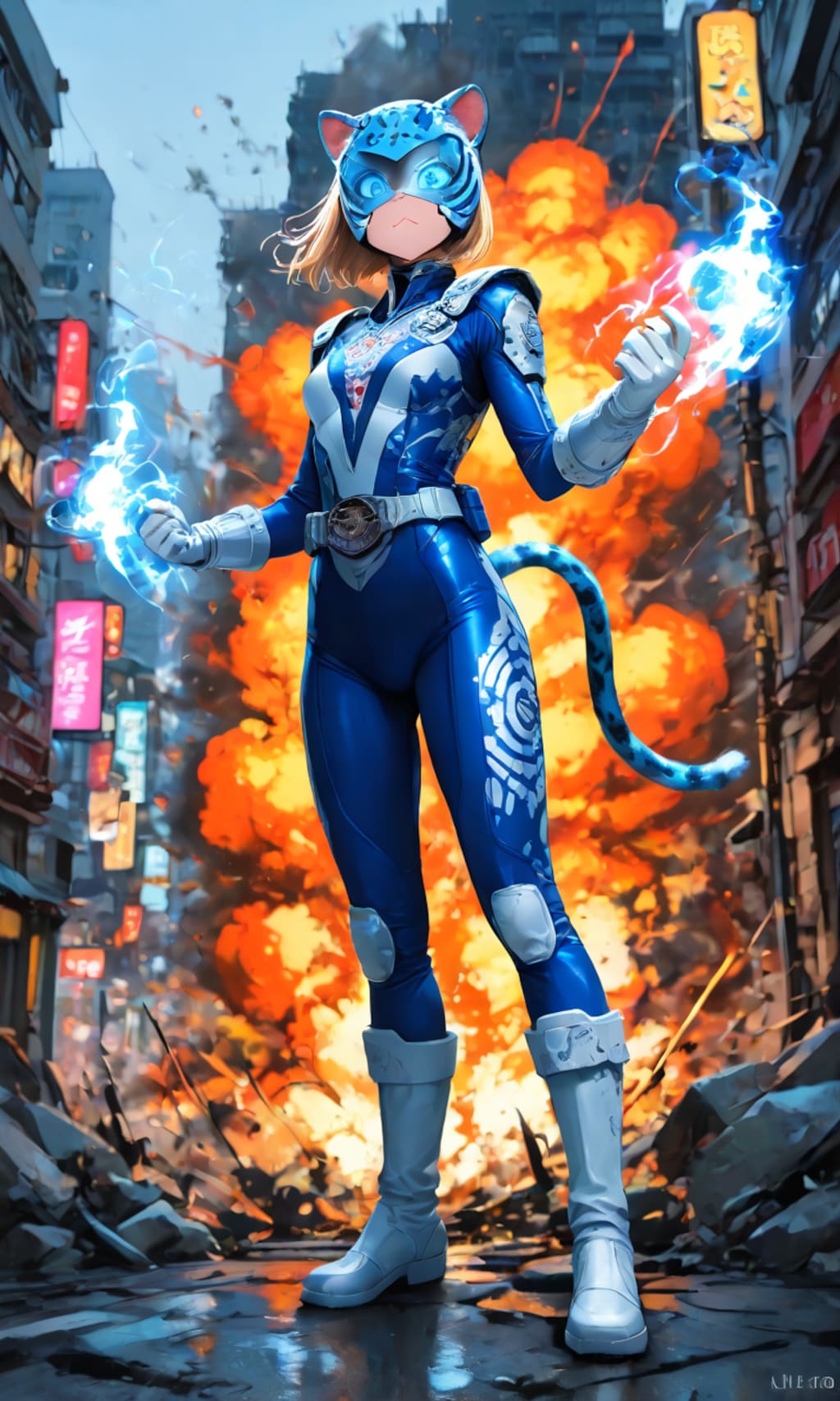 ネコミミブルー