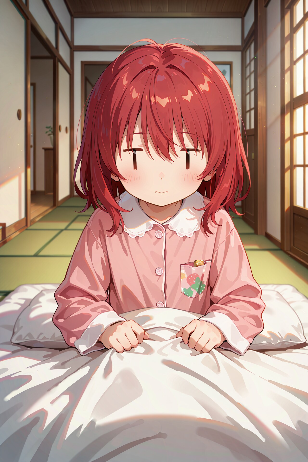 起き抜けのジト目先生 YC13 | の人気AIイラスト・グラビア