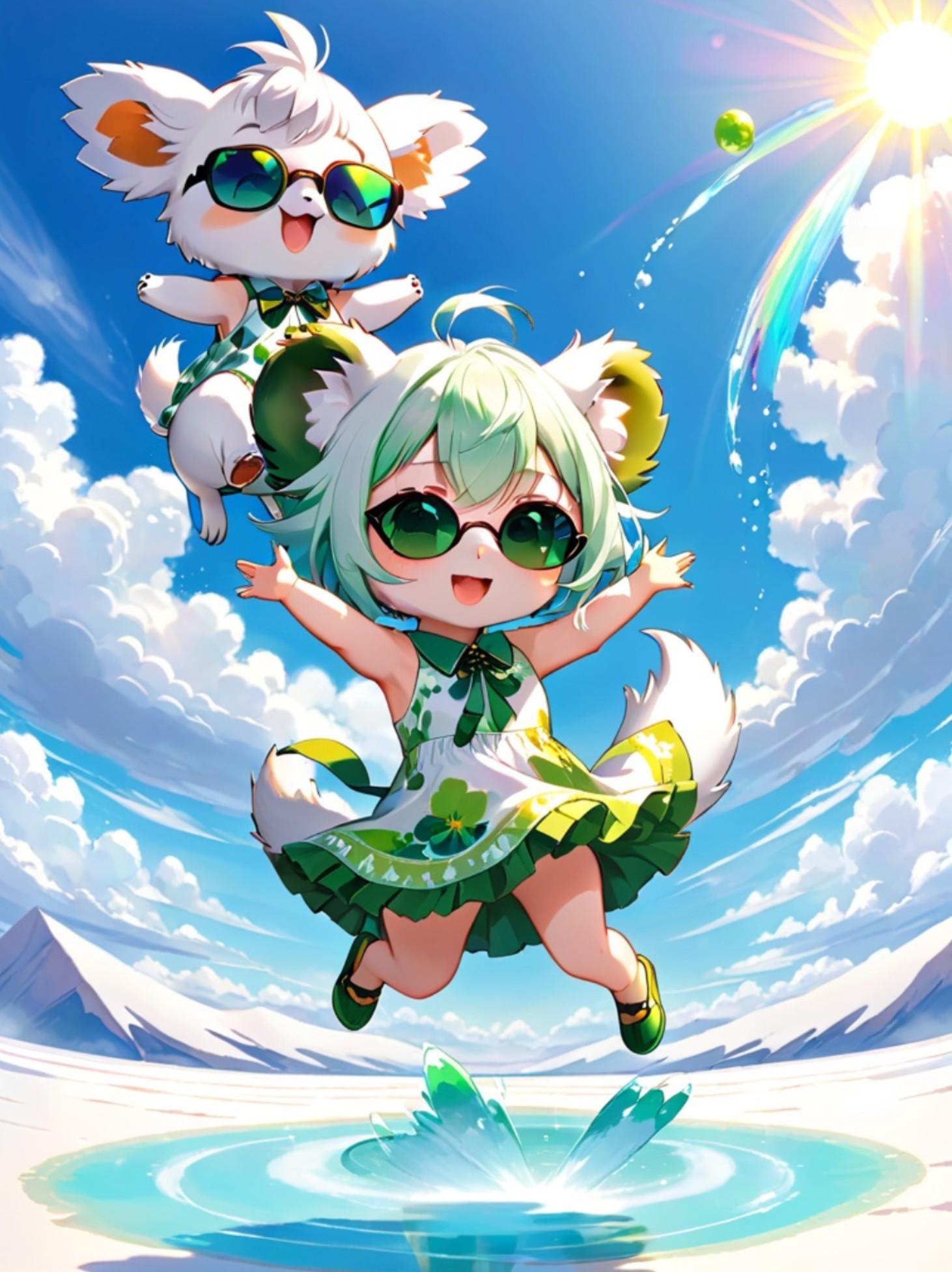 緑髪のコアラ娘ちゃん