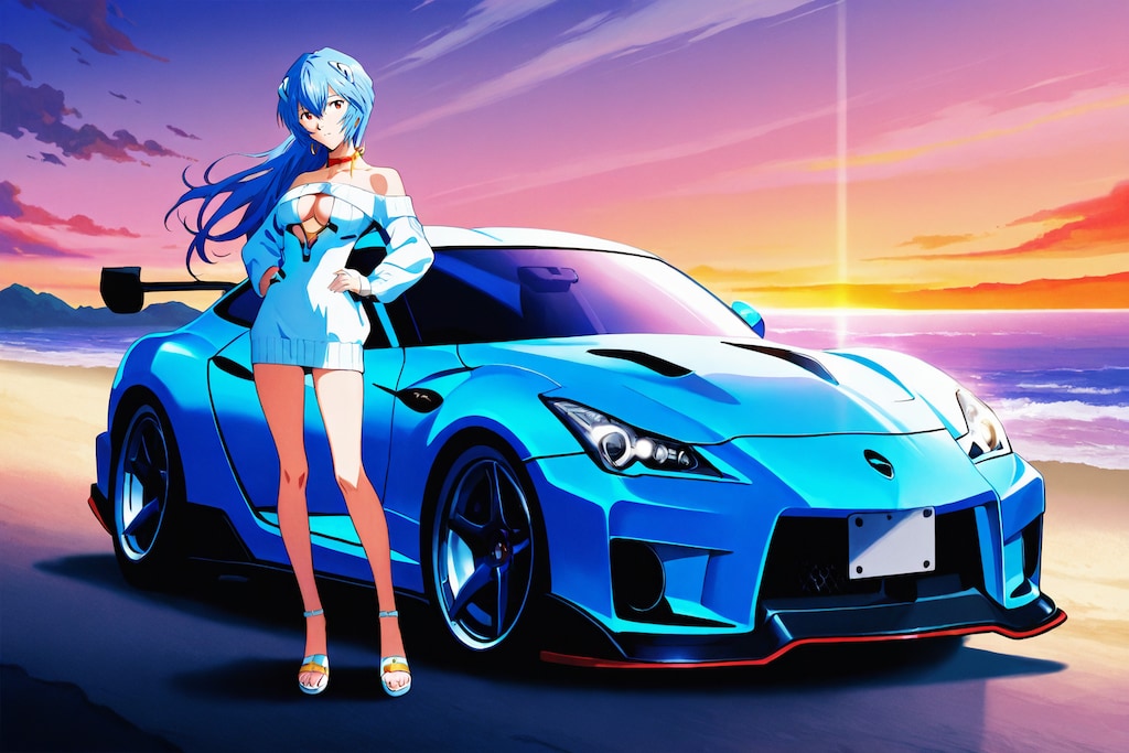 アスカ、レイ、マリ、モデルGTR風