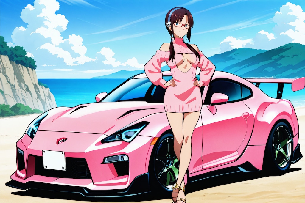 アスカ、レイ、マリ、モデルGTR風