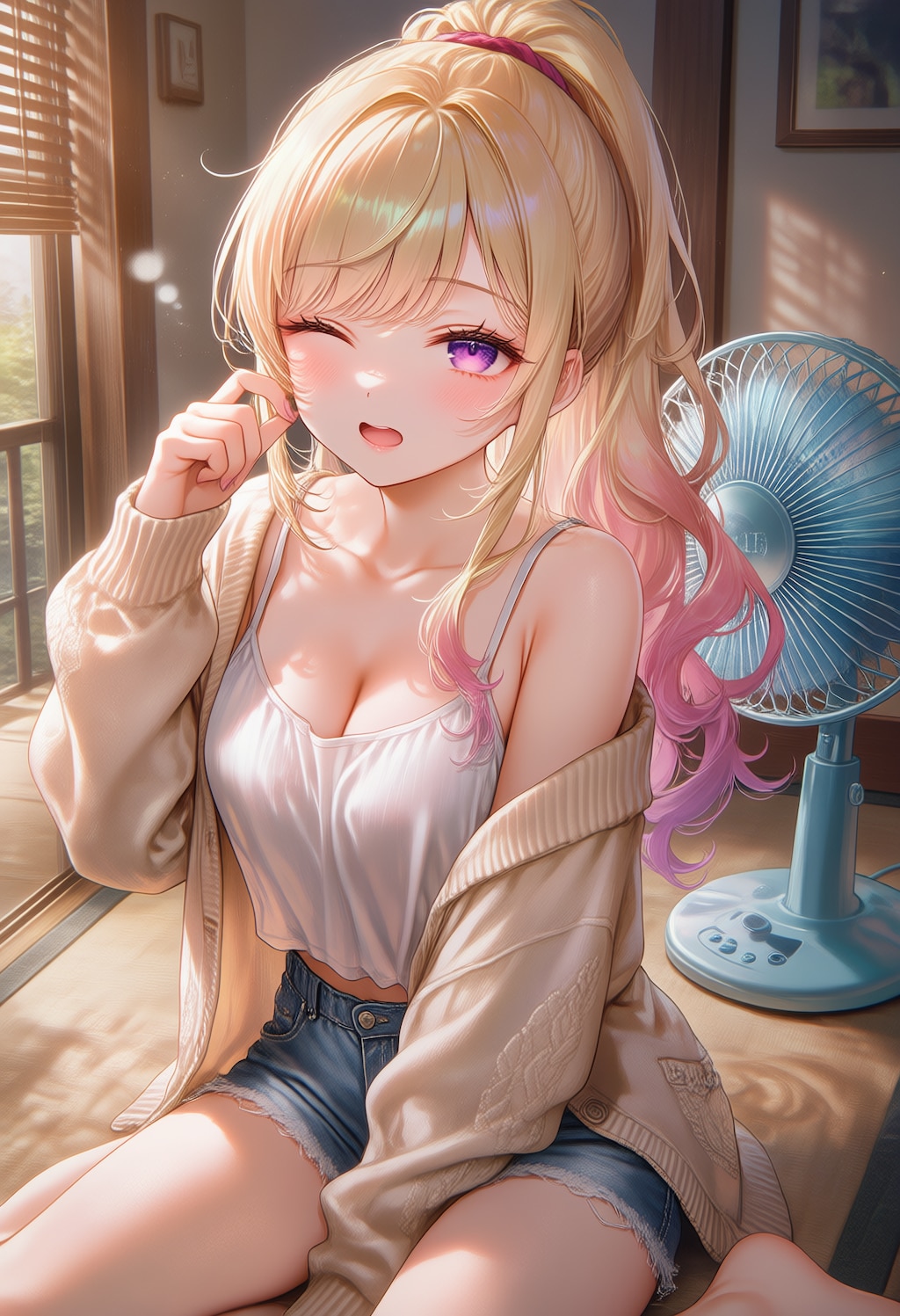 あつすぎて、もう動けない…