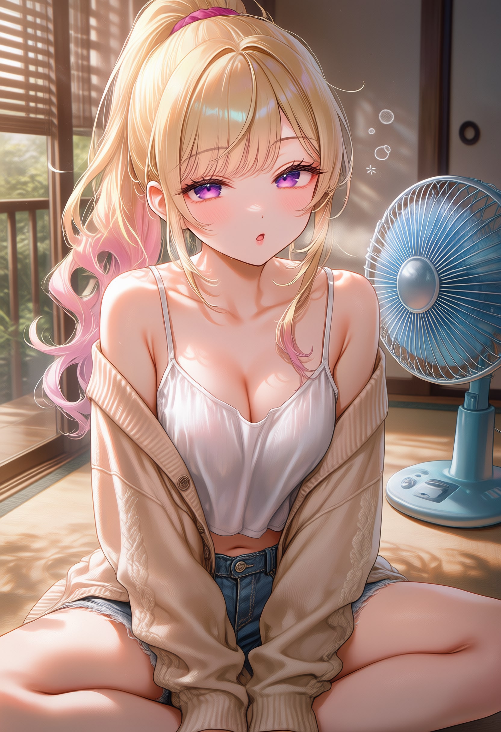あつすぎて、もう動けない…