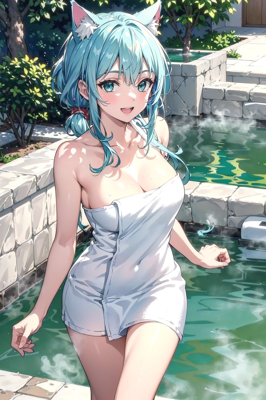 温泉巡りですよ🎶🐱♨️