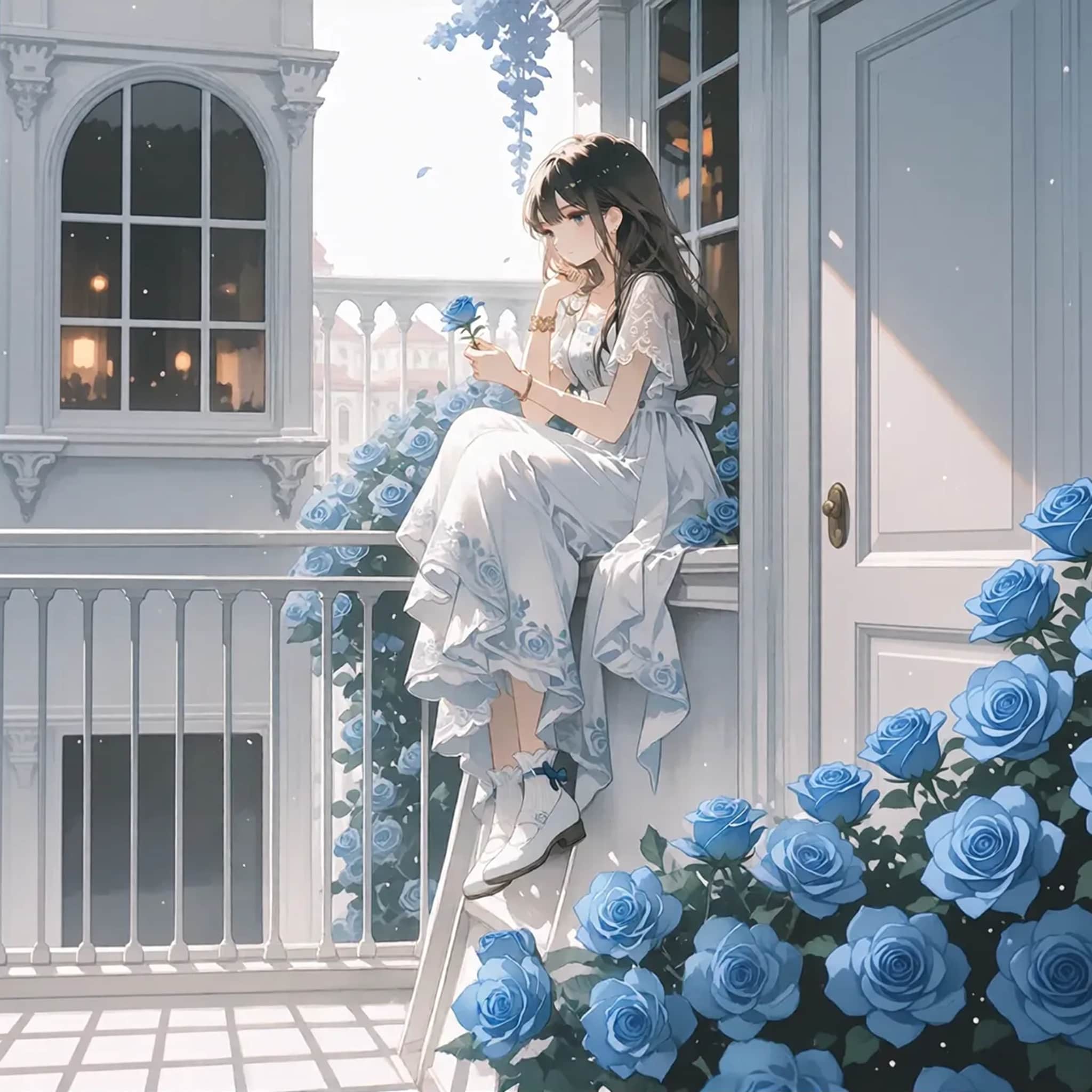 ６月の薔薇「うーん、そろそろ、植え替えしなきゃかな」 | の人気AIイラスト・グラビア
