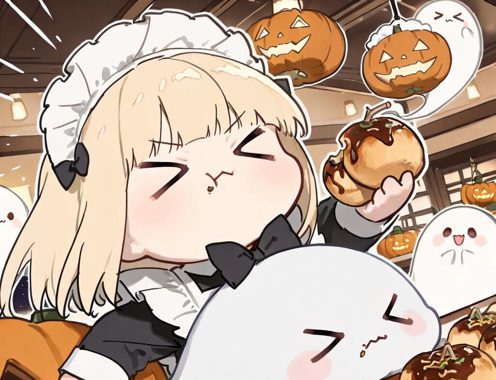 はろうぃんぱーちーやでぇー！( >ω<)👻🎃✨