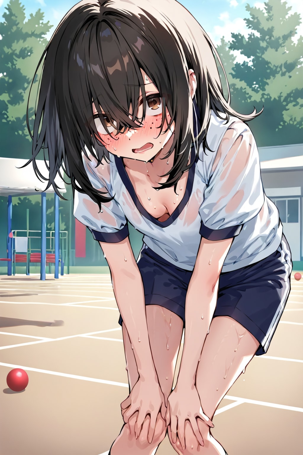 運動は苦手です