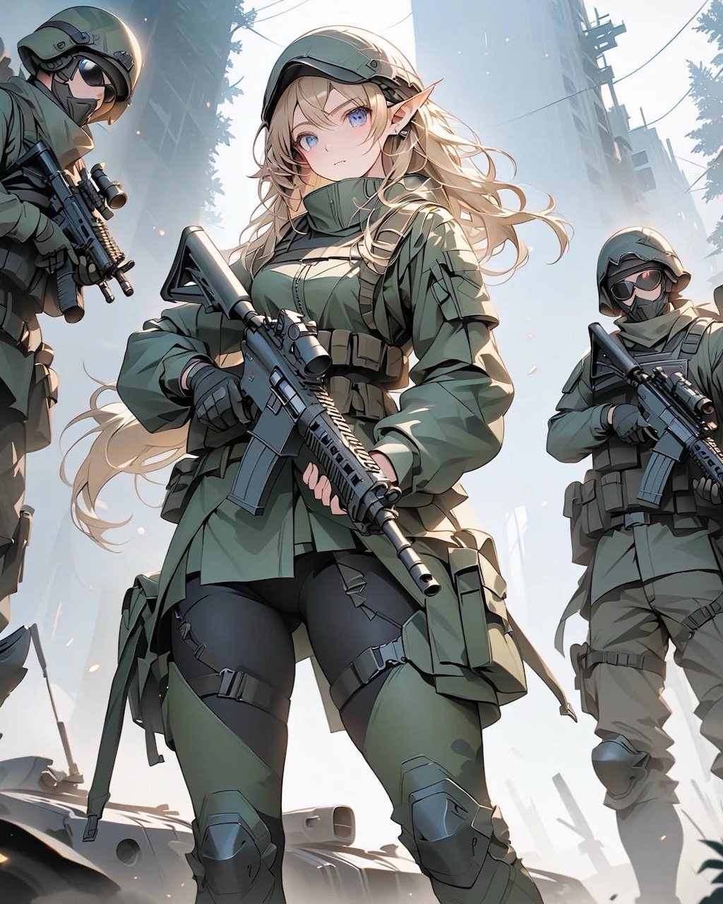 「弓？現代戦を知らぬ素人が！」