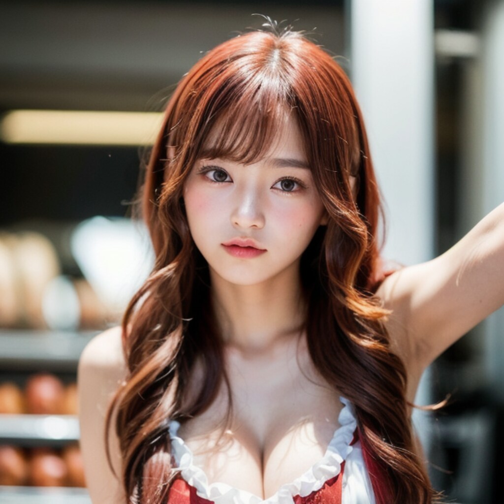 ソーセージ屋でバイトするミオちゃん