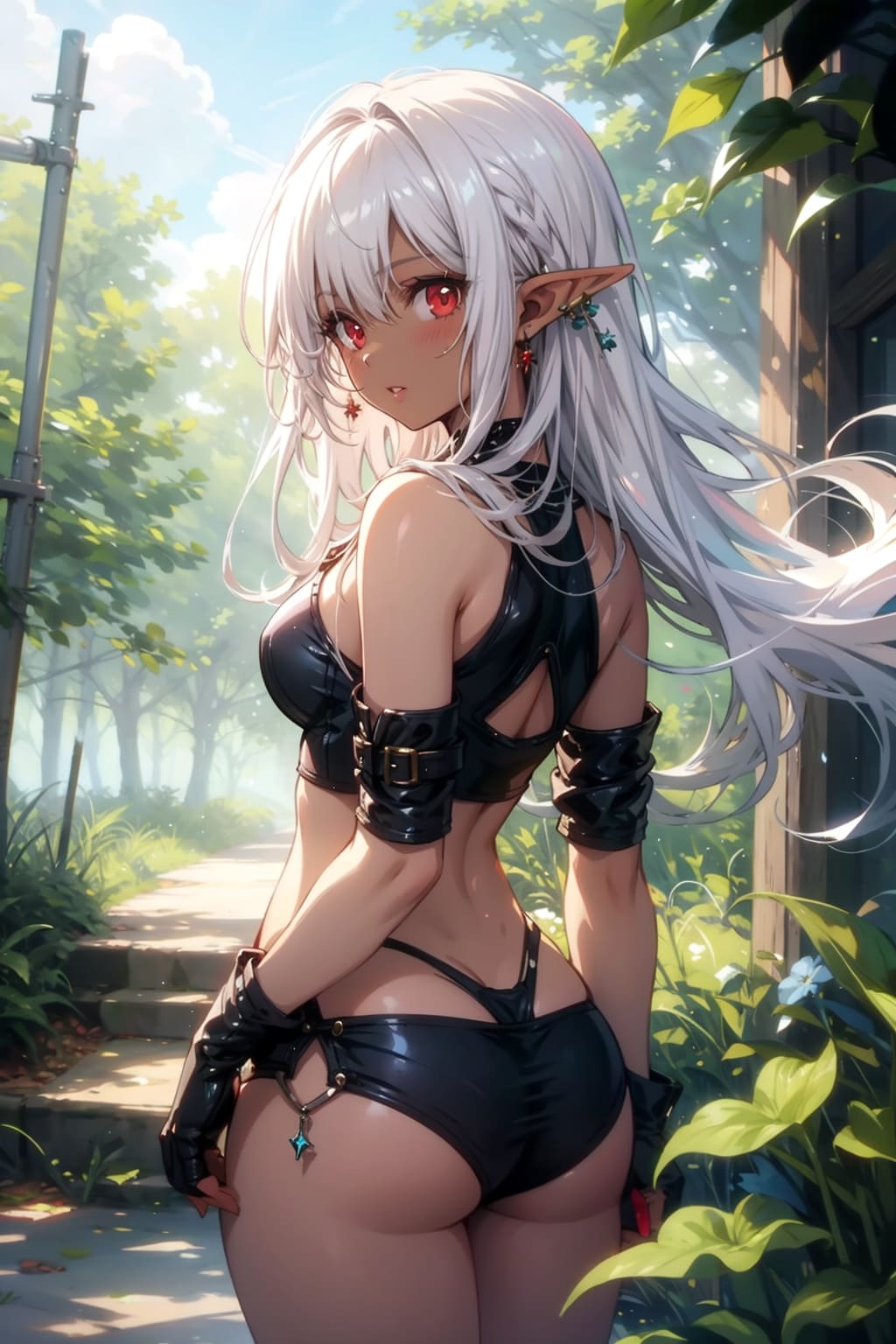 美少女ダークエルフ