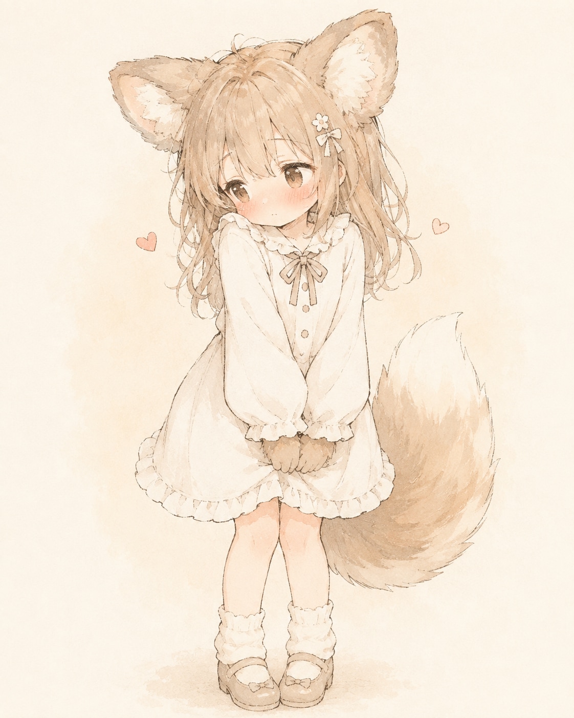 はずかしがりやさんなけものちゃん