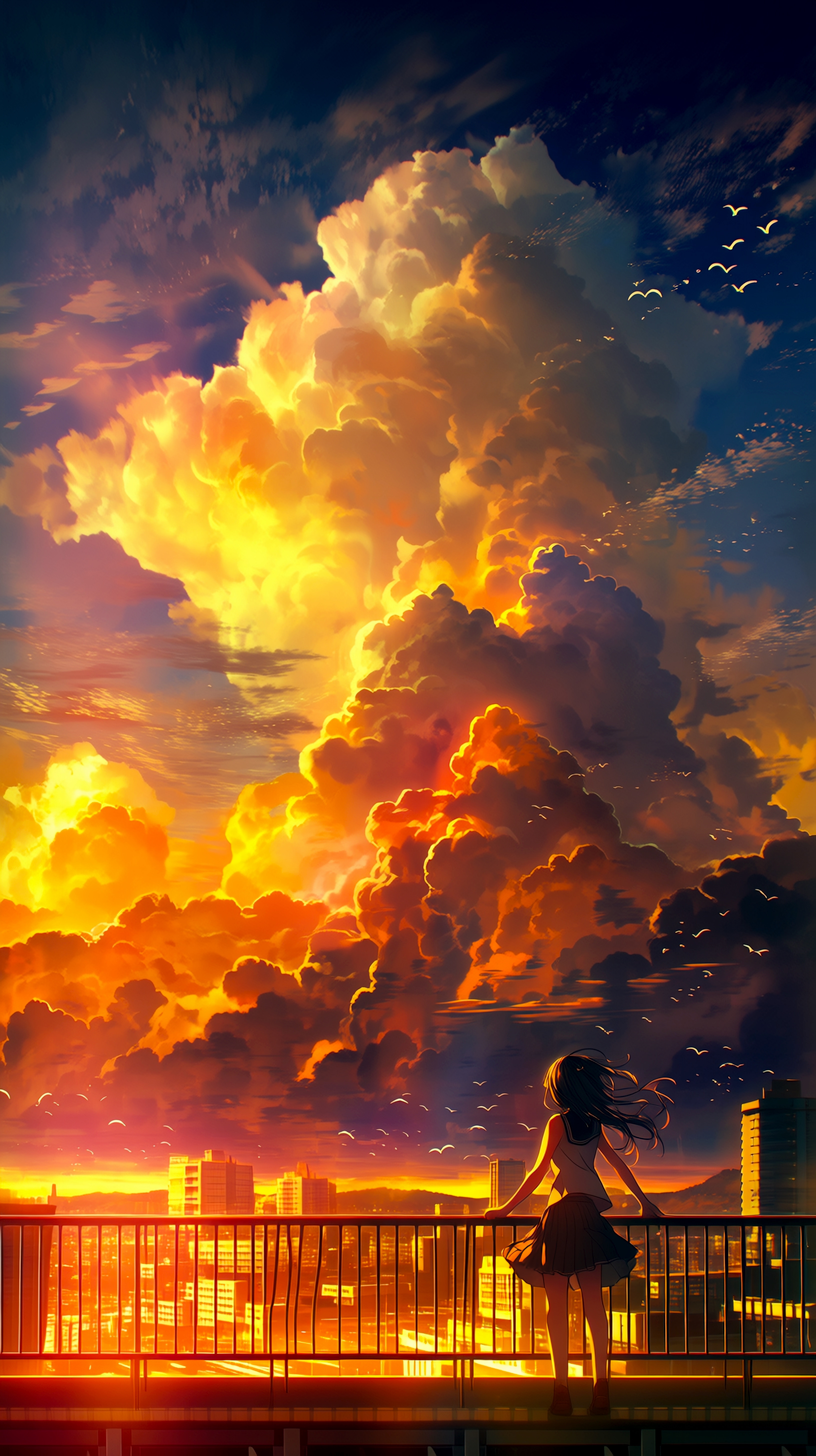 夕焼けと君 | の人気AIイラスト・グラビア