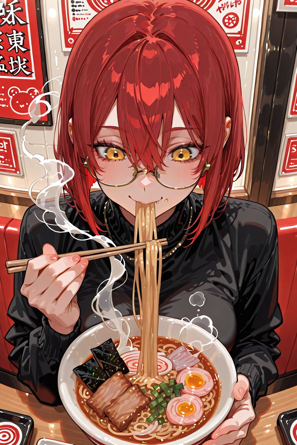 (冬のラーメン…温まります…美味しい)_20260202 | の人気AIイラスト・グラビア