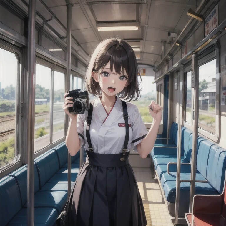 ちょっとお兄ちゃん　これパパの大事なカメラでしょっ　勝手に持ってきたの～？？？