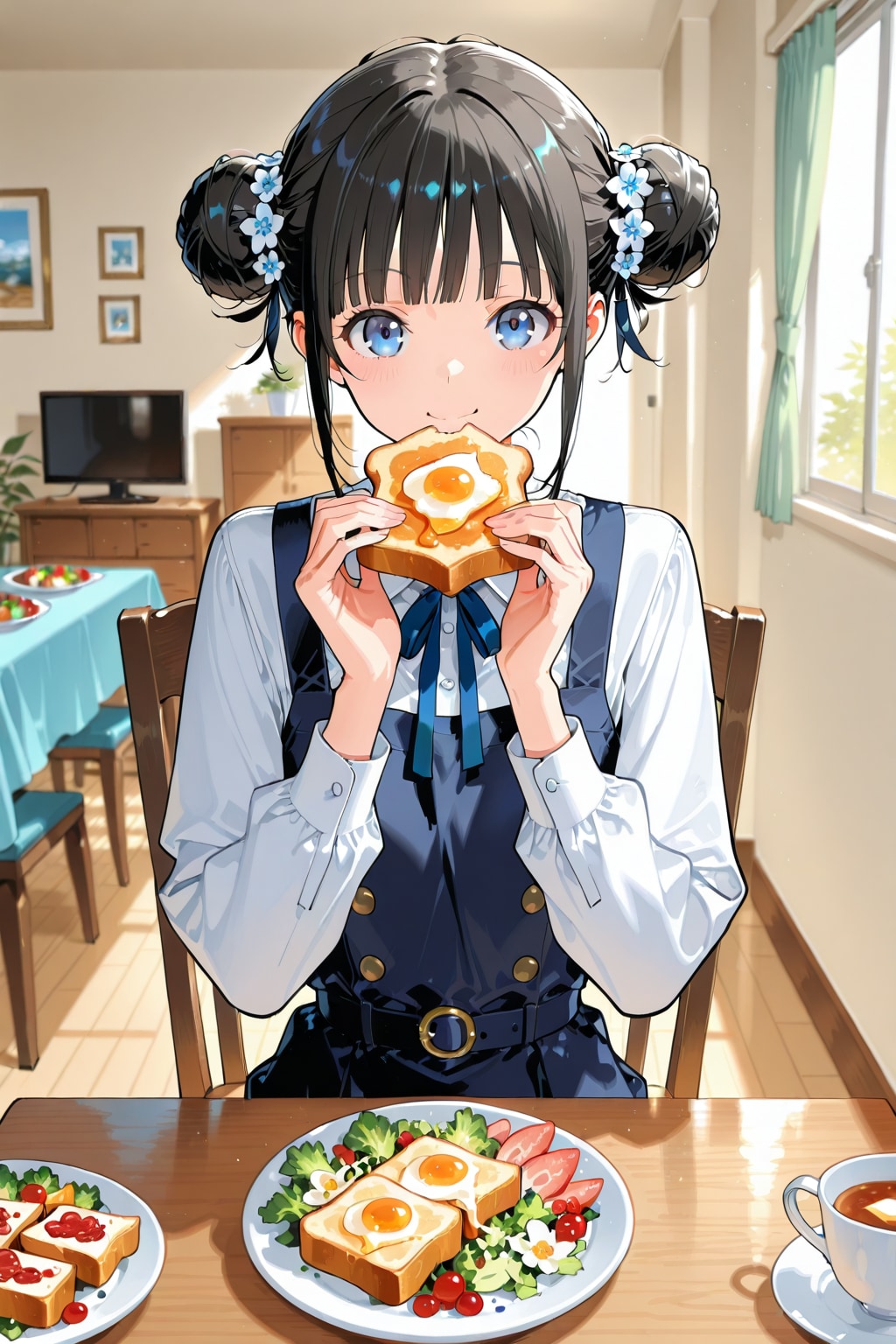 おだんごちゃん🍡✨と朝ごはん🍚✨　6/19