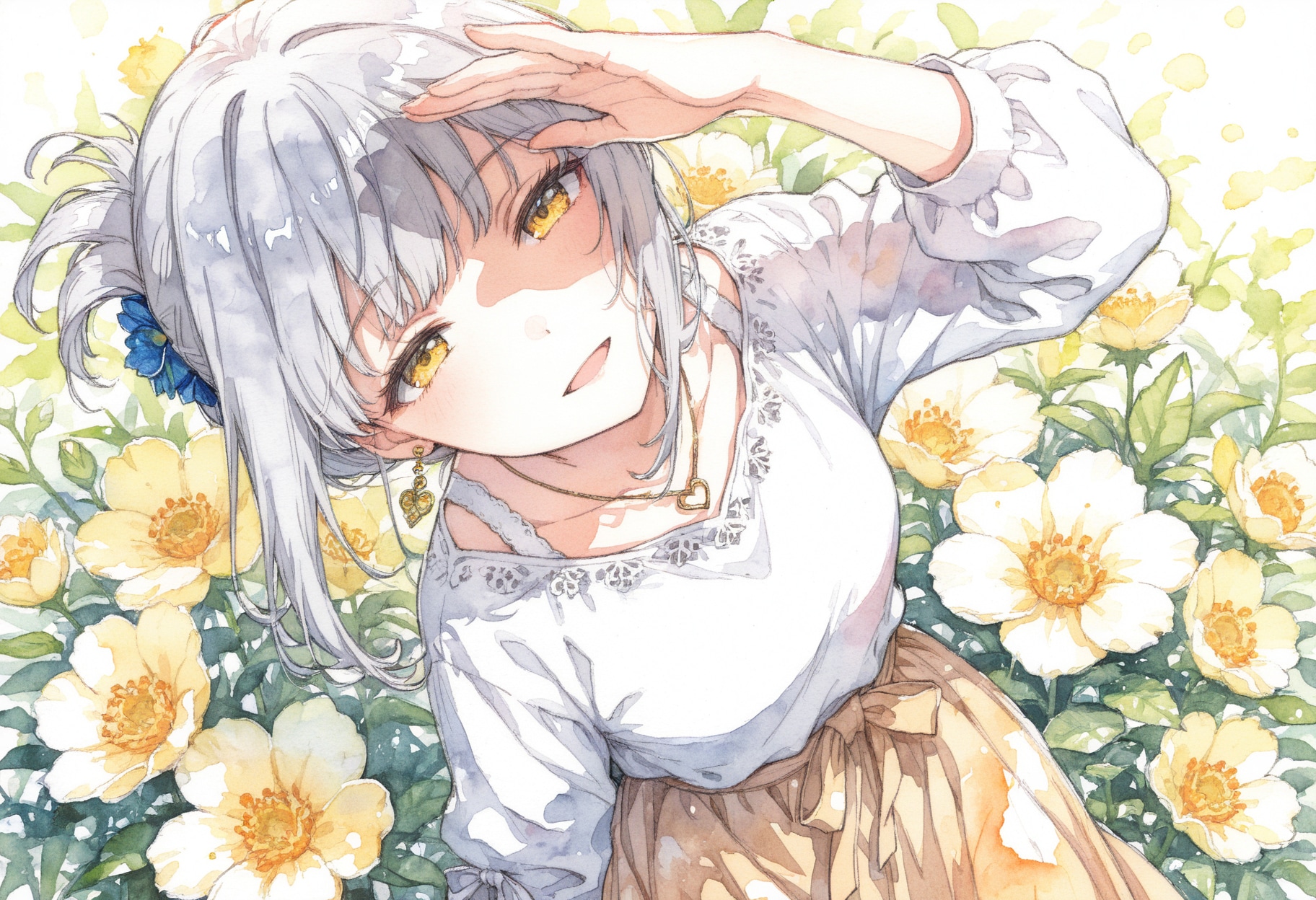 看板娘　flowers