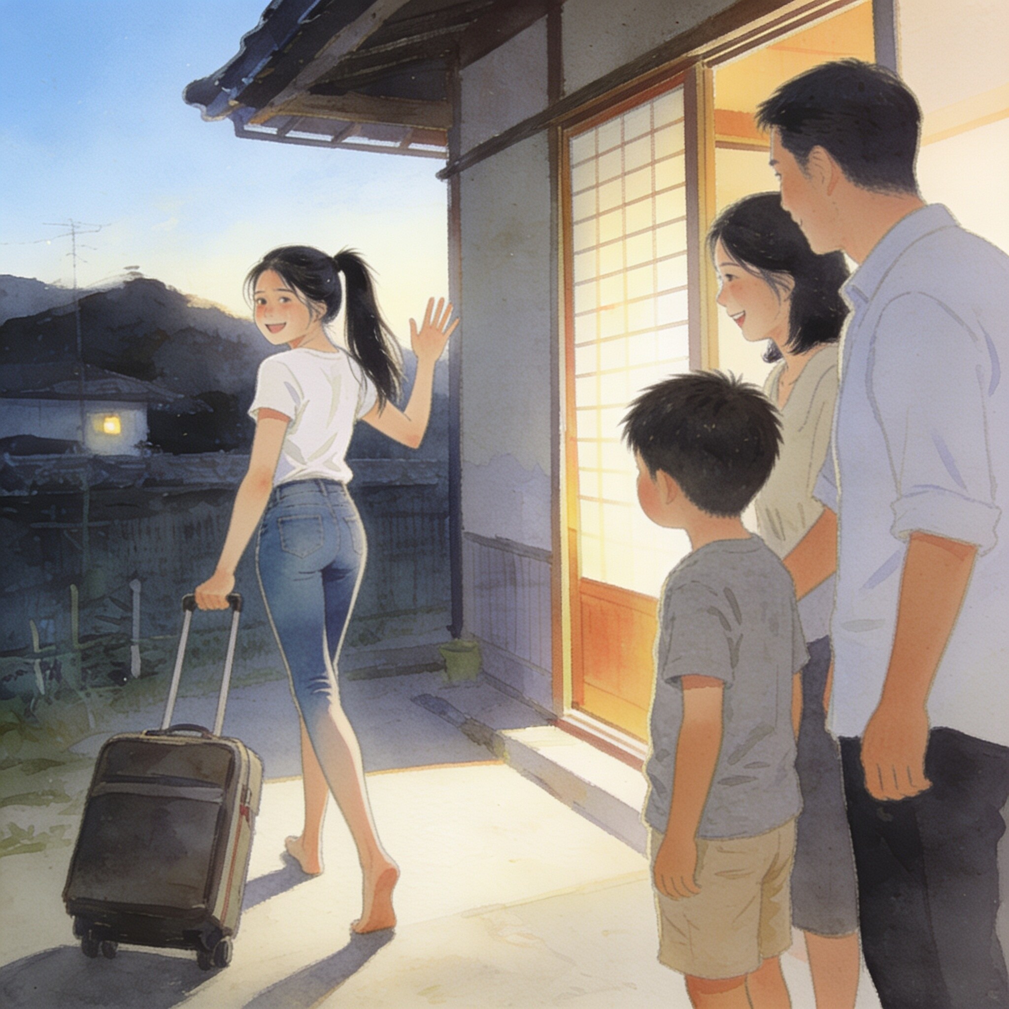 従姉妹の思ひ出　其の四 | の人気AIイラスト・グラビア