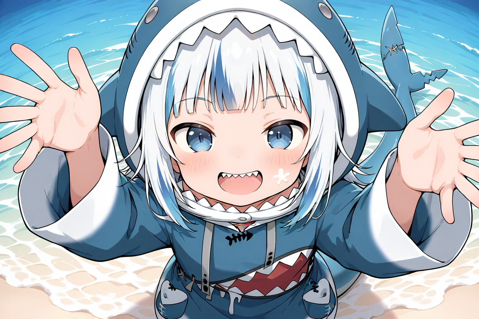 サメのきぐるみ（モデル: HARPY） | の人気AIイラスト・グラビア