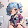トイレでシャ～　01 8枚目