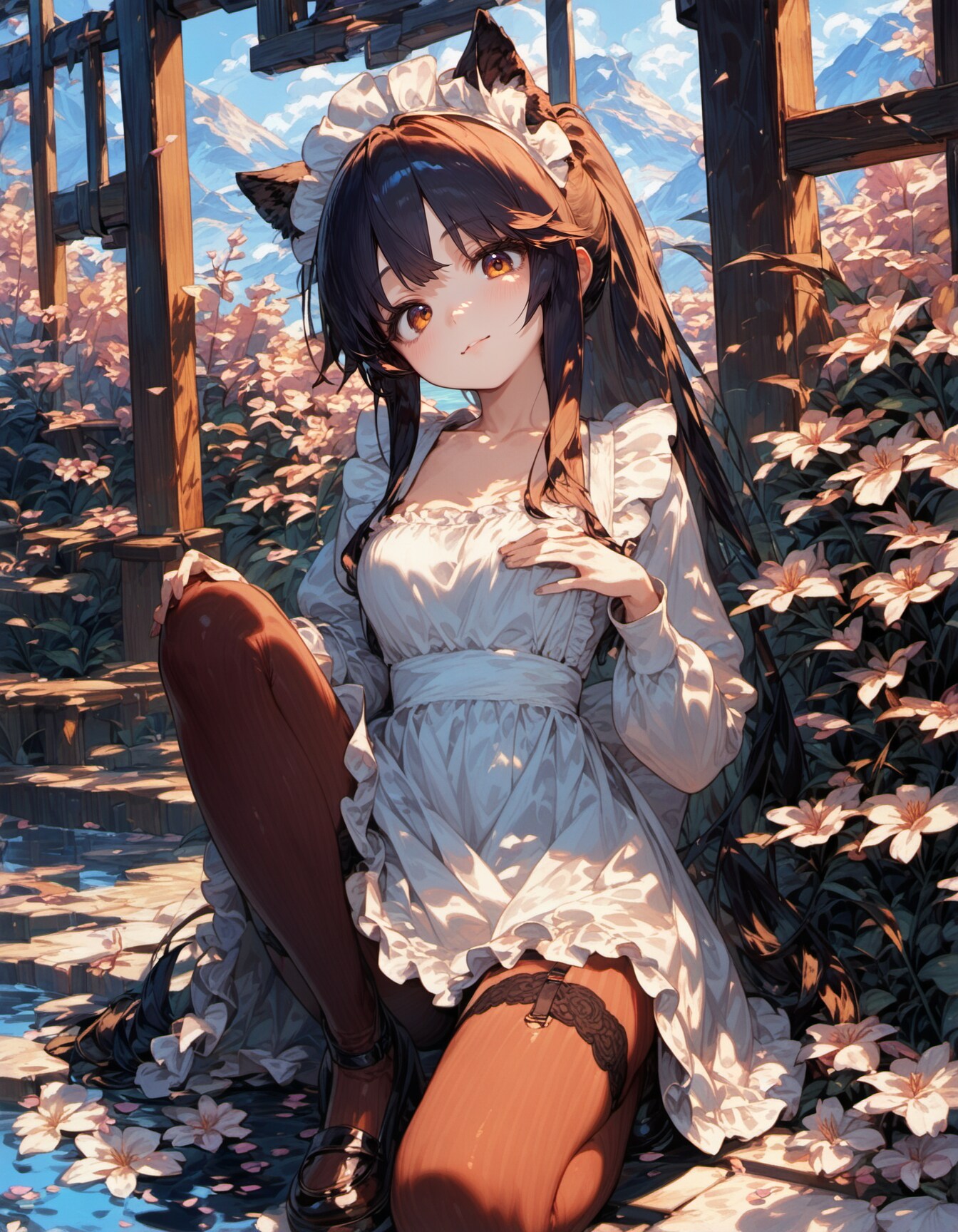 gently falling | の人気AIイラスト・グラビア