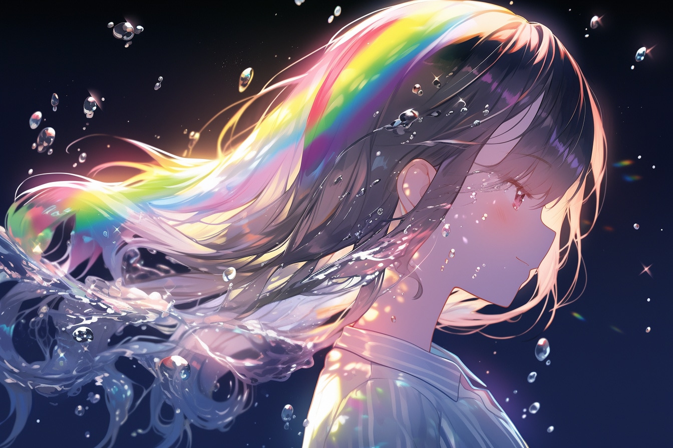 虹雨 | の人気AIイラスト・グラビア