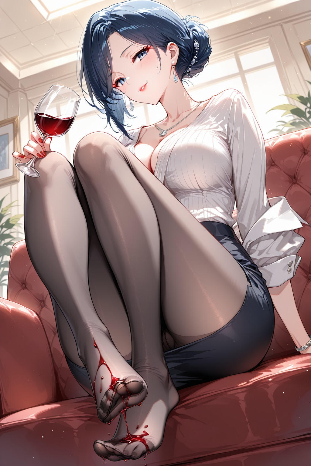 「舐めなさい♡」